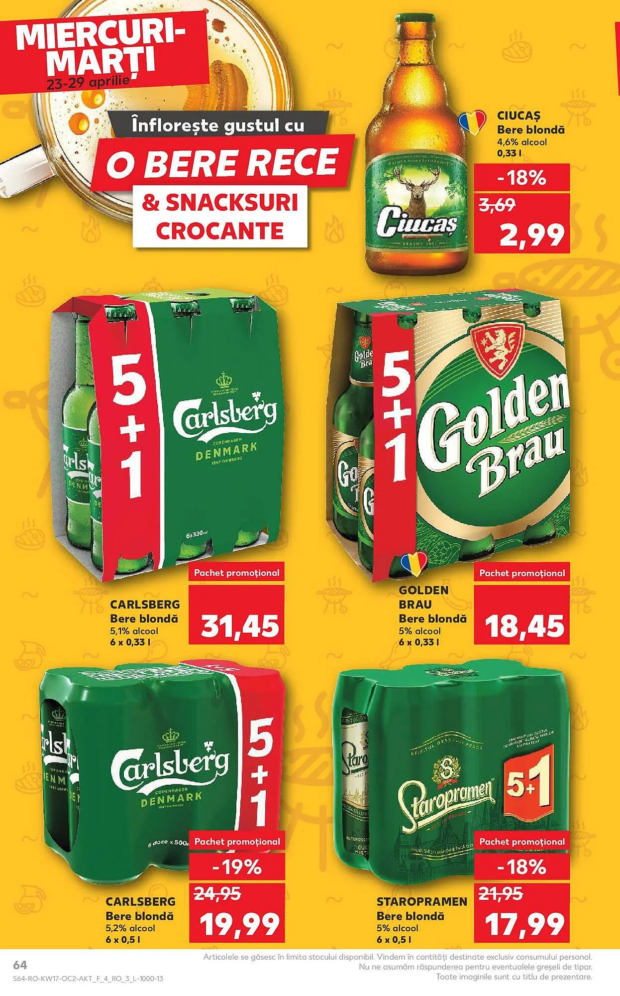 Catalog Catalog Kaufland de la 23 aprilie până la 29 aprilie 2025 - Revista Pagina 64