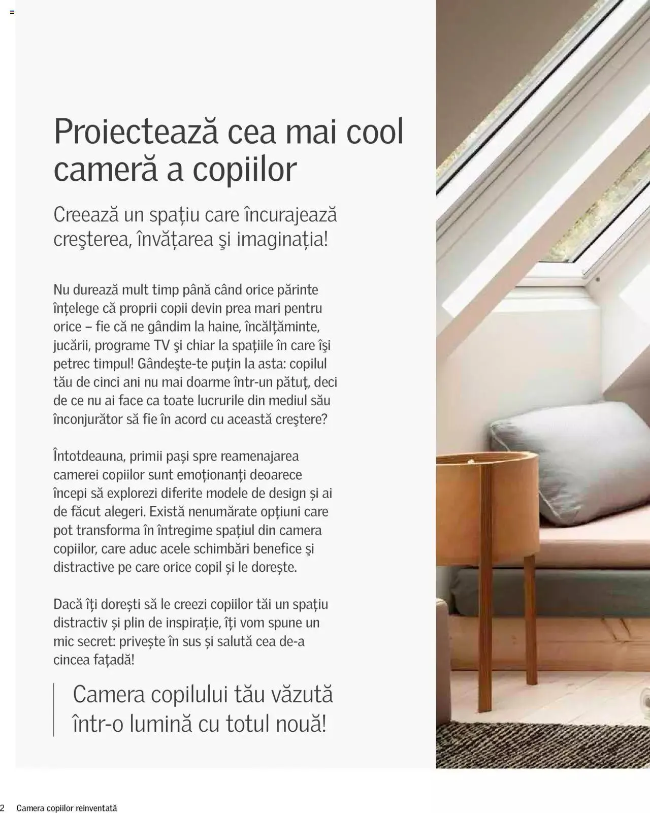 Catalog Velux catalog - Camera copiilor tăi reinventată de la 27 decembrie până la 31 decembrie 2024 - Revista Pagina 2