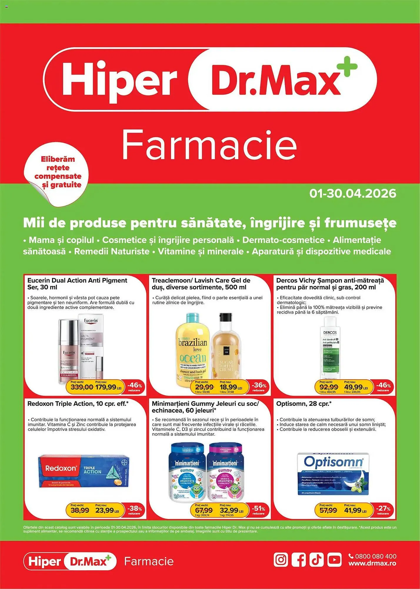 Catalog Catalog Dr.Max de la 1 aprilie până la 30 aprilie 2026 - Revista Pagina 1