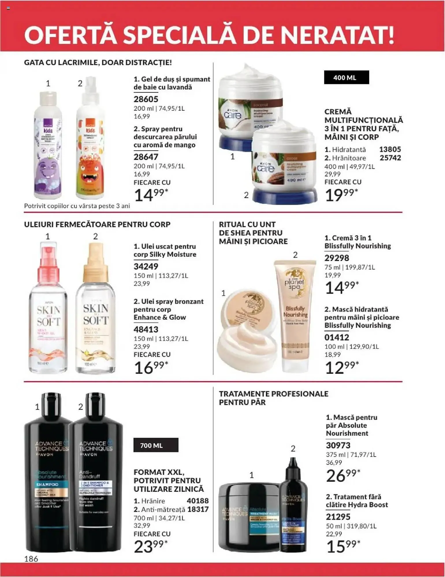 Catalog Catalog Avon de la 1 ianuarie până la 31 ianuarie 2025 - Revista Pagina 186