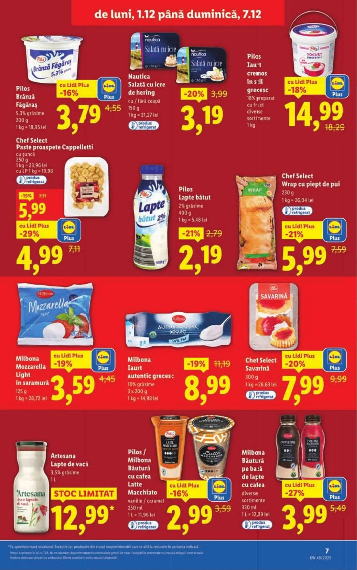 Catalog Catalog Lidl de la 1 decembrie până la 7 decembrie 2025 - Revista Pagina 7