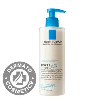 Gel de curatare anti-iritatii pentru pielea sensibila sau uscata Lipikar Syndet AP+, 400ml, La Roche-Posay
