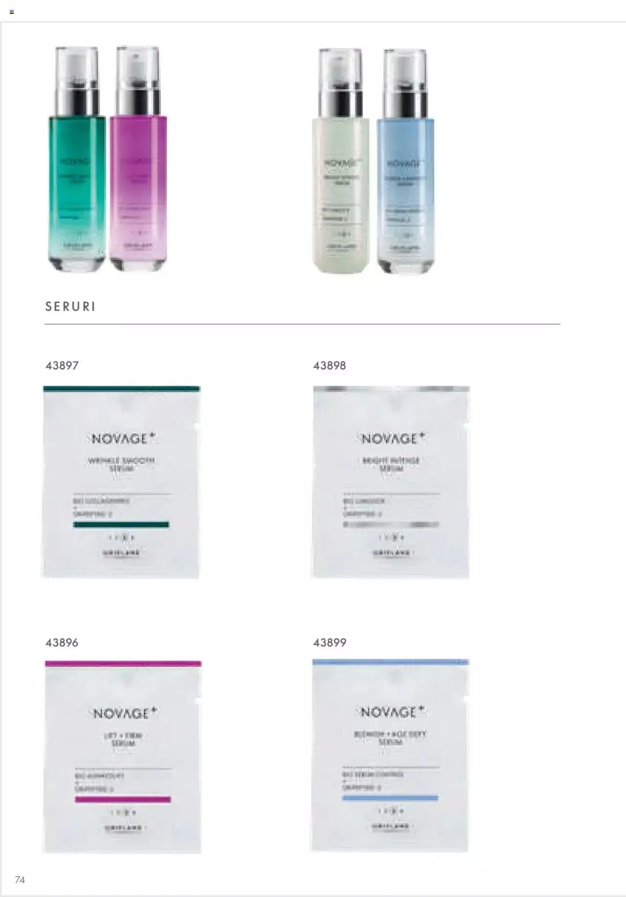 Catalog Oriflame catalog - Ghidul NOVAGE+ de la 1 martie până la 31 decembrie 2023 - Revista Pagina 74