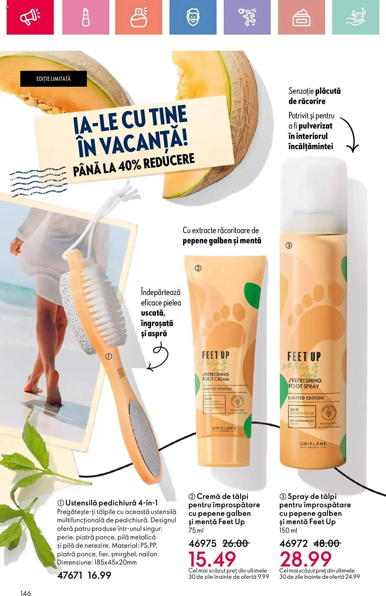 Catalog Catalog Oriflame de la 15 iunie până la 5 iulie 2025 - Revista Pagina 146