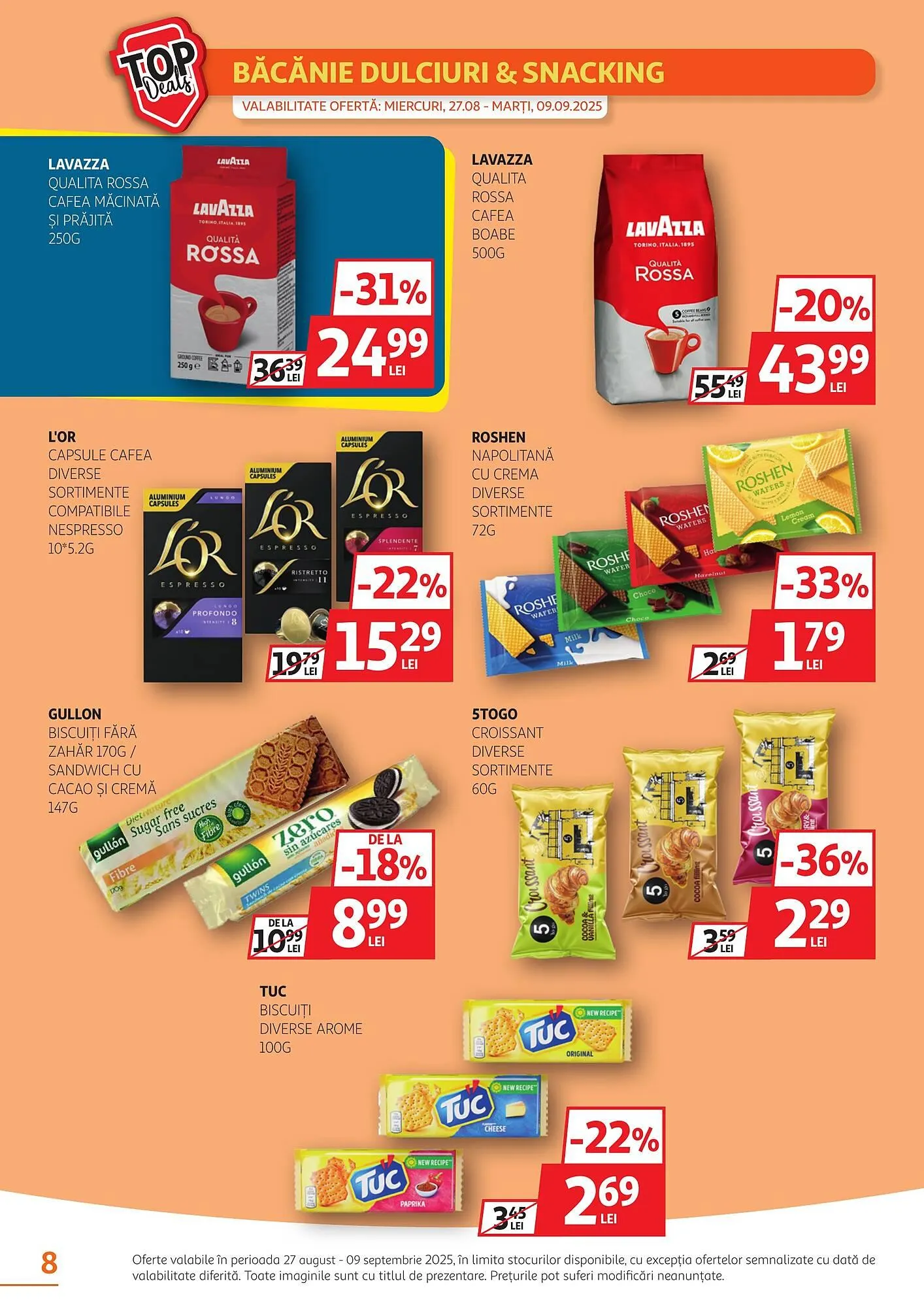 Catalog Catalog Auchan de la 27 august până la 9 septembrie 2025 - Revista Pagina 8