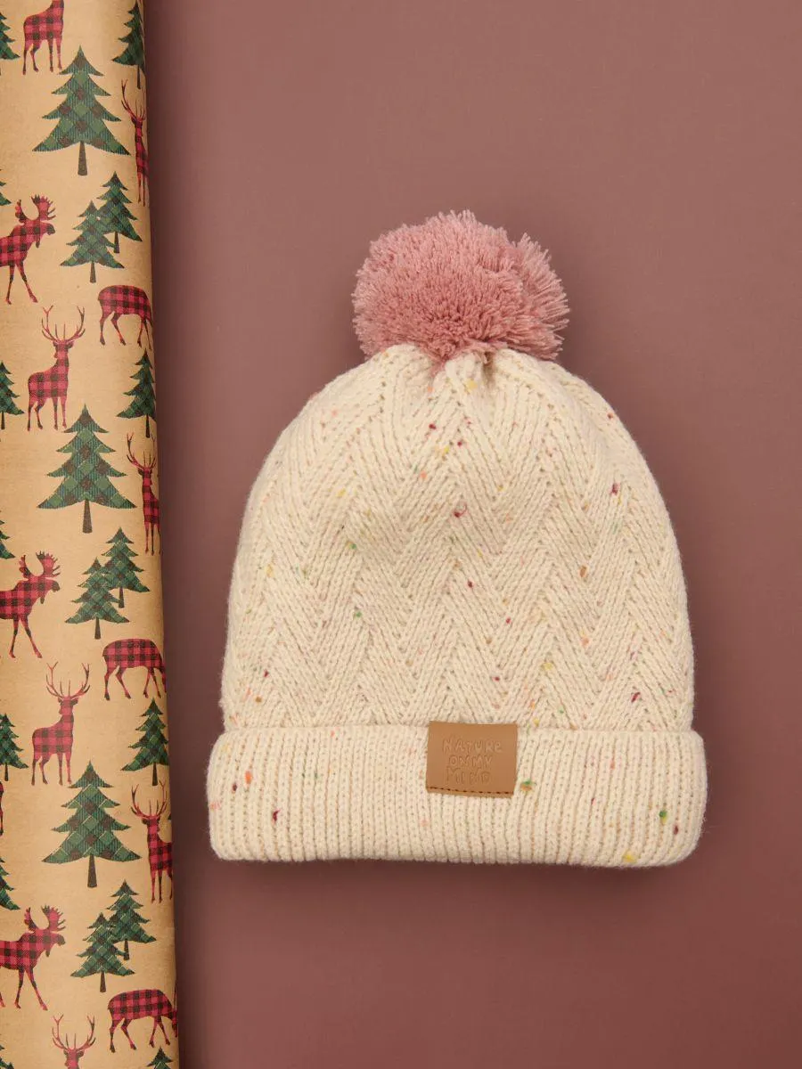 Căciulă cu pompon Beetlejuice