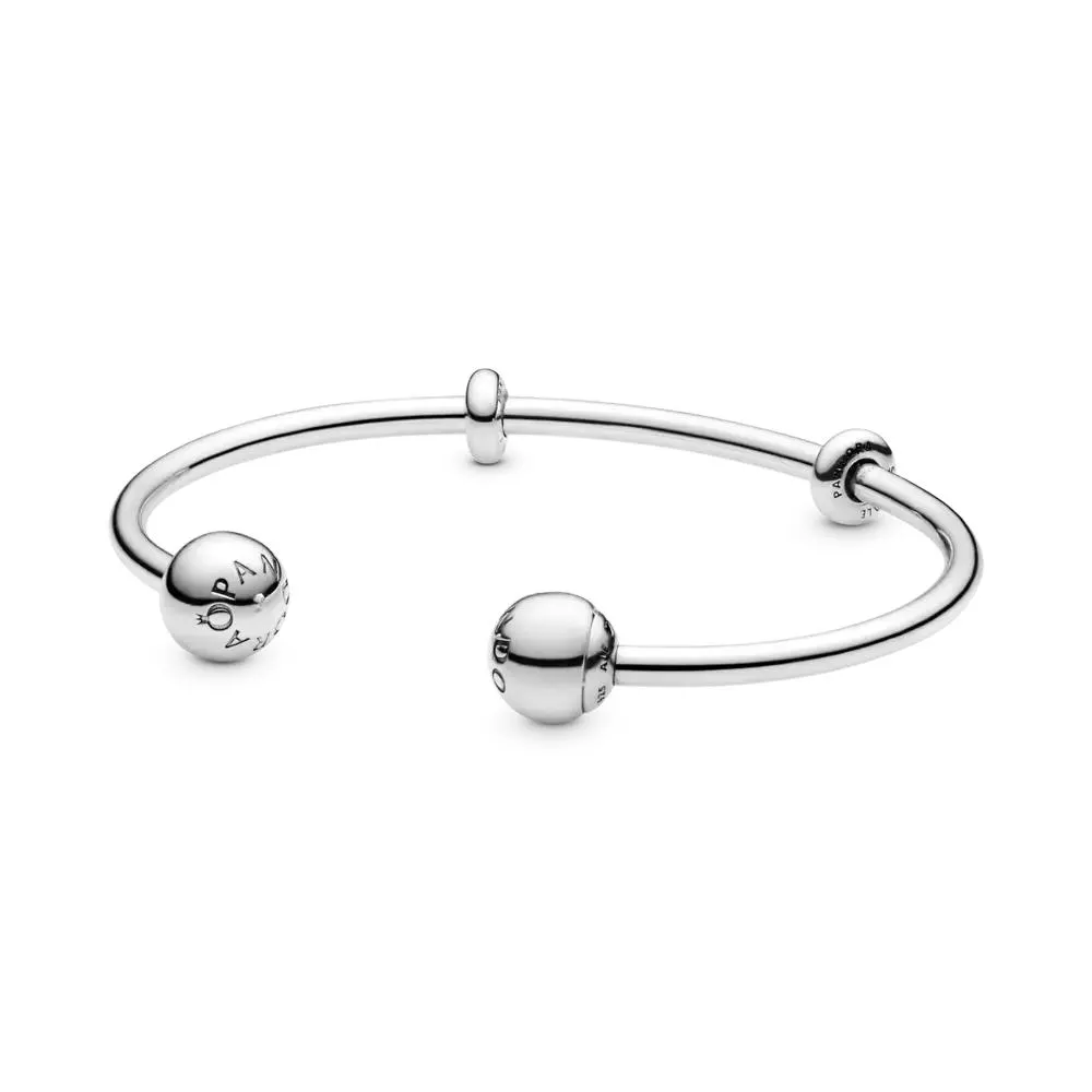 Brăţară fixă bangle deschisă din argint 925, Pandora