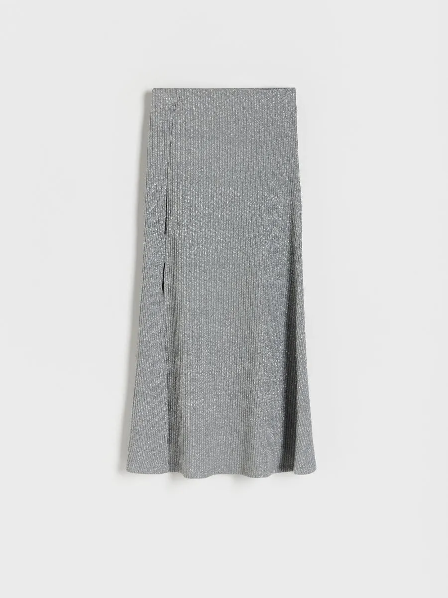 Fustă cu fir metalic