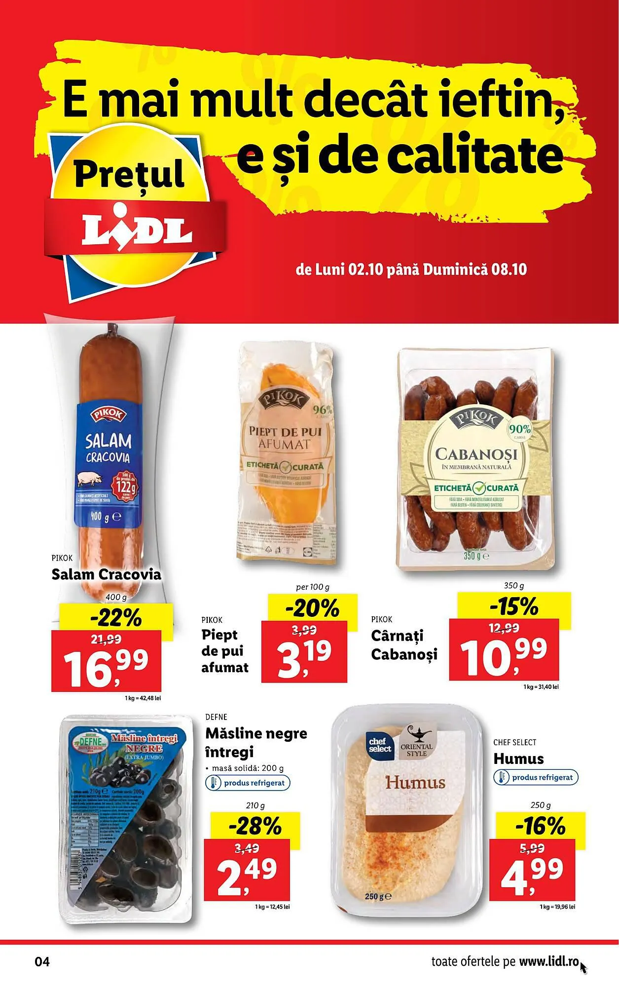 Catalog Lidl catalog de la 2 octombrie până la 8 octombrie 2023 - Revista Pagina 4