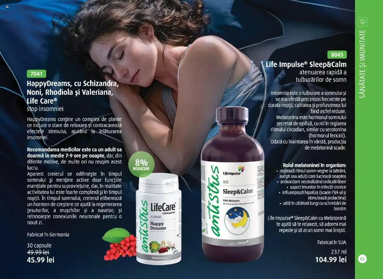 Catalog Catalog Life Care primavara-vara 2023 de la 1 martie până la 31 decembrie 2023 - Revista Pagina 67