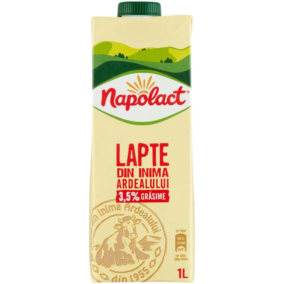 Napolact | Lapte 3.5% grasime 1L