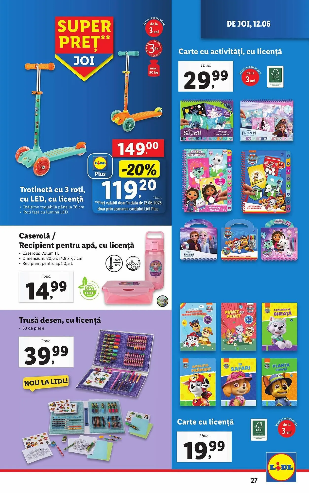Catalog Catalog Lidl de la 9 iunie până la 15 iunie 2025 - Revista Pagina 27