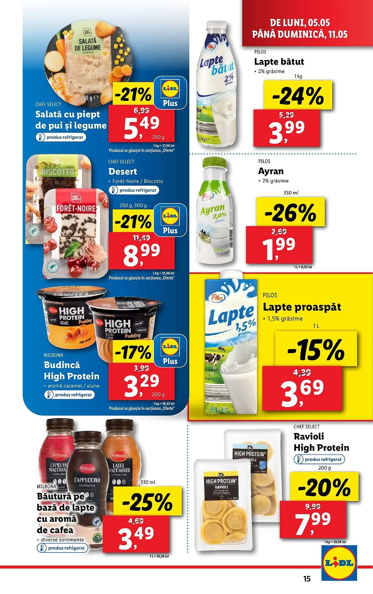 Catalog Catalog Lidl de la 5 mai până la 11 mai 2025 - Revista Pagina 15