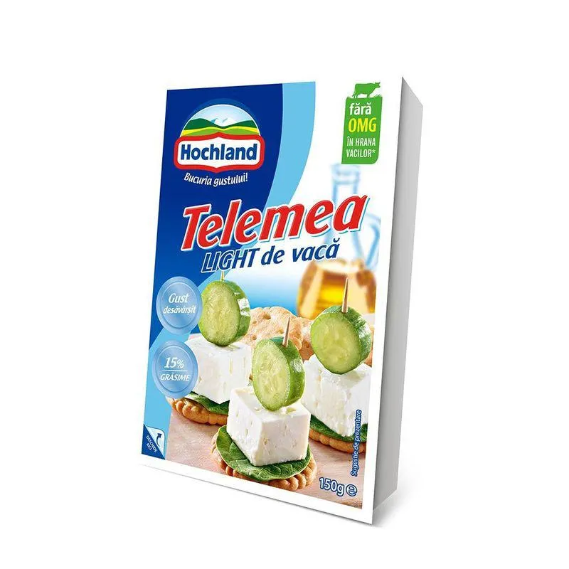 Telemea de vaca light Hochland, 150 g