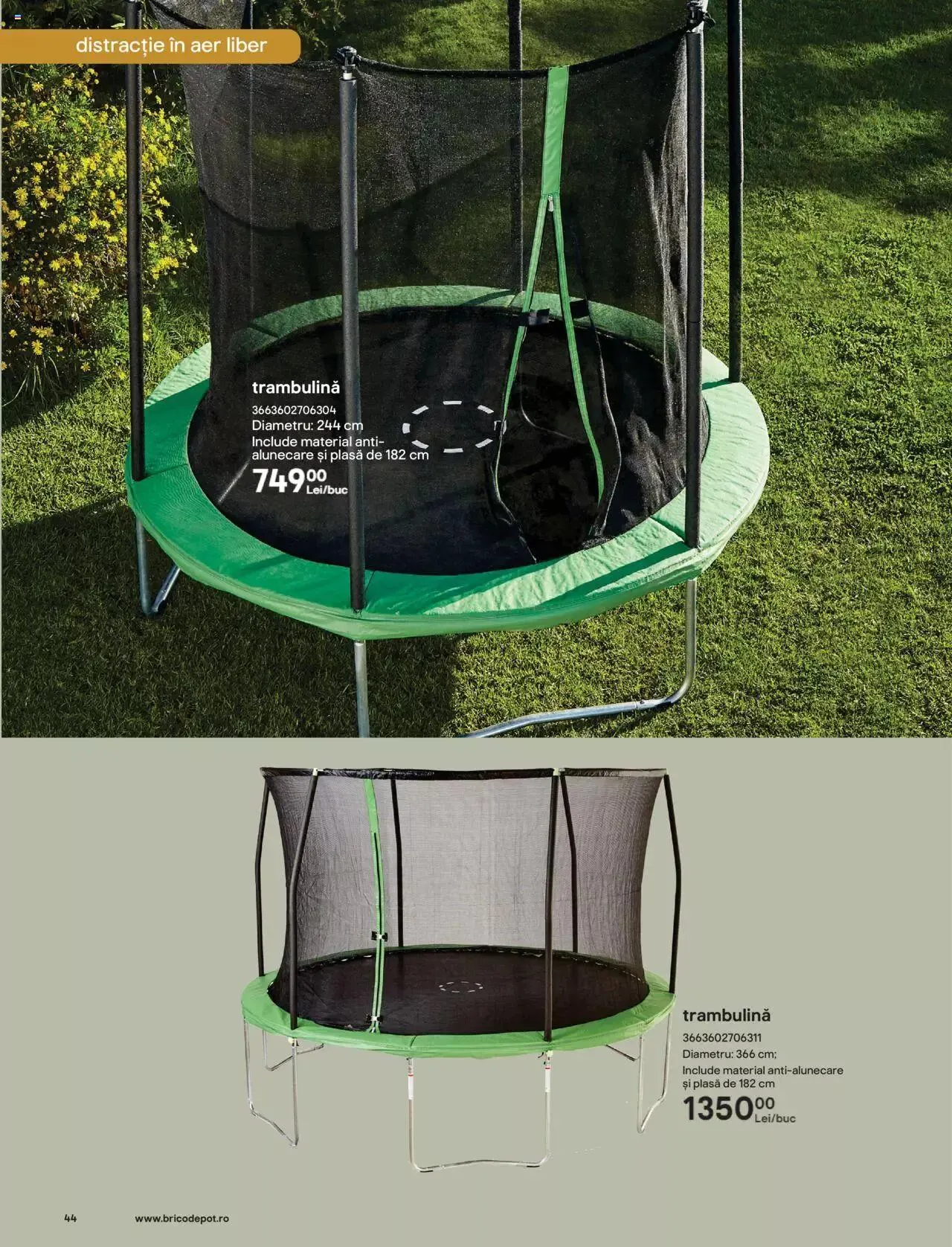 Catalog Brico Depot catalog - Bucuria momentelor de la 1 iunie până la 30 septembrie 2023 - Revista Pagina 44