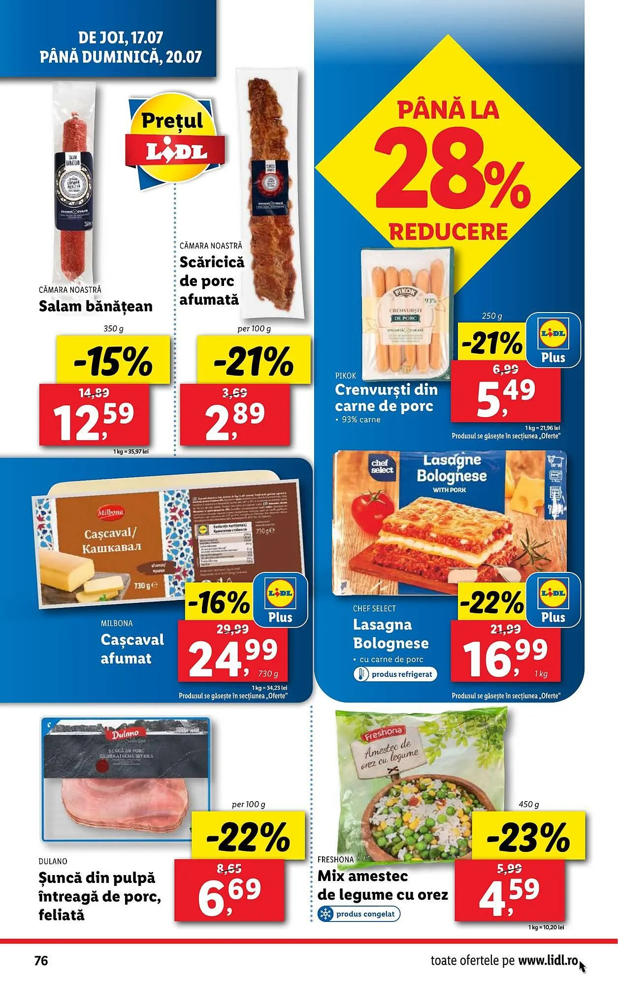 Catalog Catalog Lidl de la 14 iulie până la 20 iulie 2025 - Revista Pagina 76