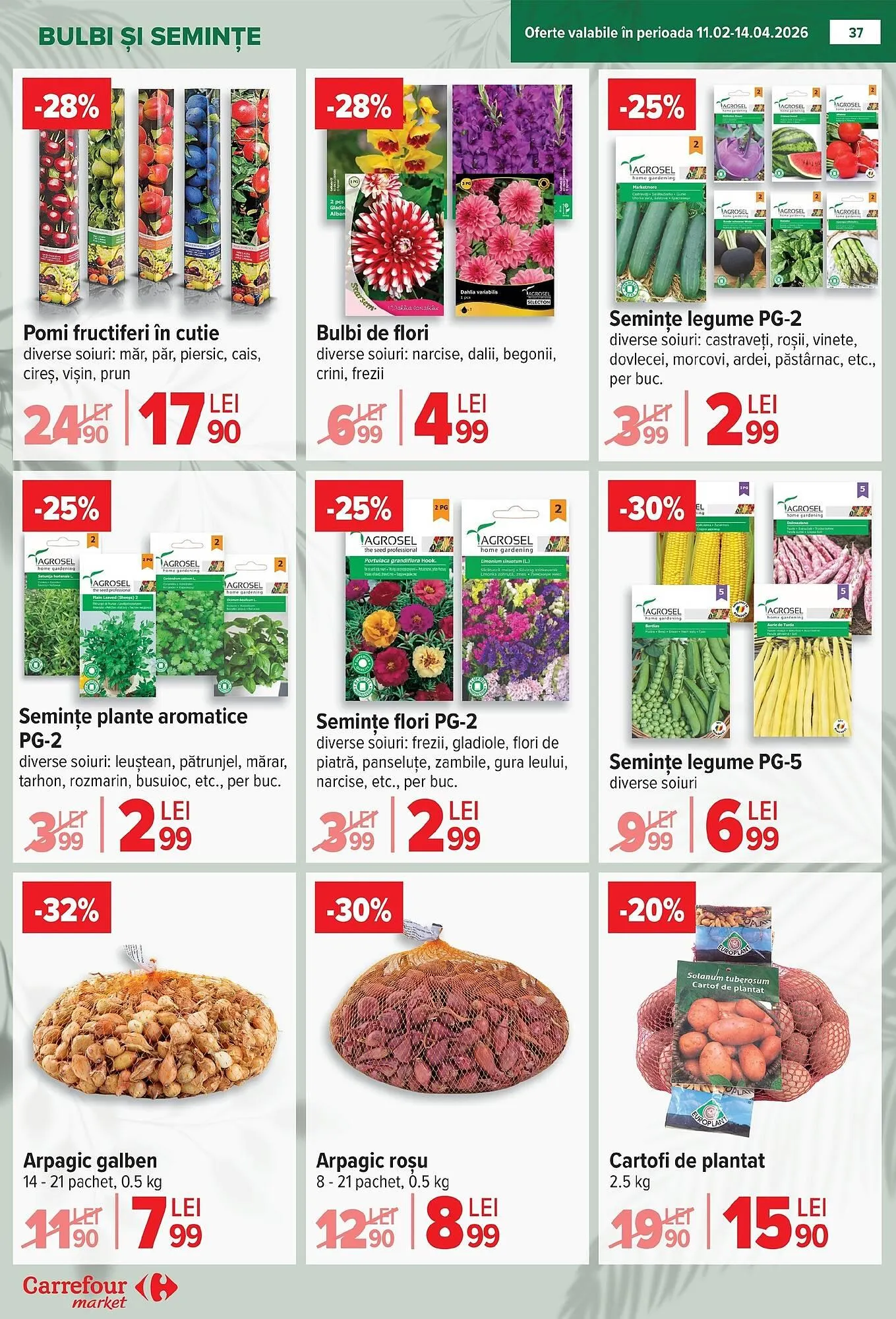 Catalog Catalog Carrefour Market de la 25 februarie până la 8 martie 2026 - Revista Pagina 39