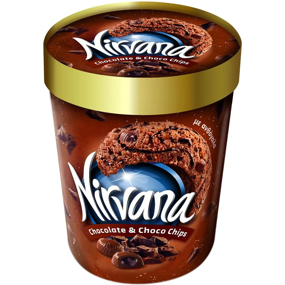 Nirvana | Inghetata Chocolate & Choco Chips 365g