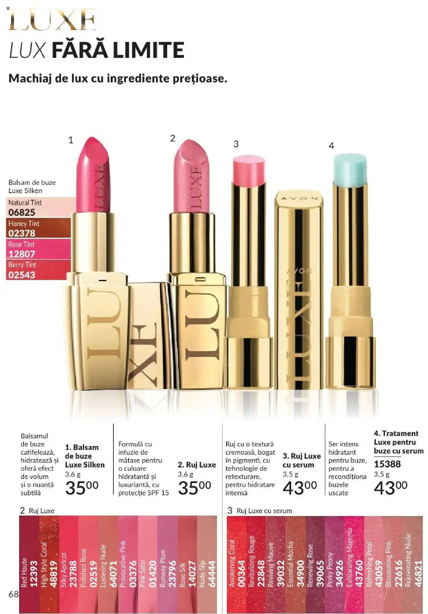 Catalog Catalog Avon de la 1 aprilie până la 30 aprilie 2025 - Revista Pagina 68