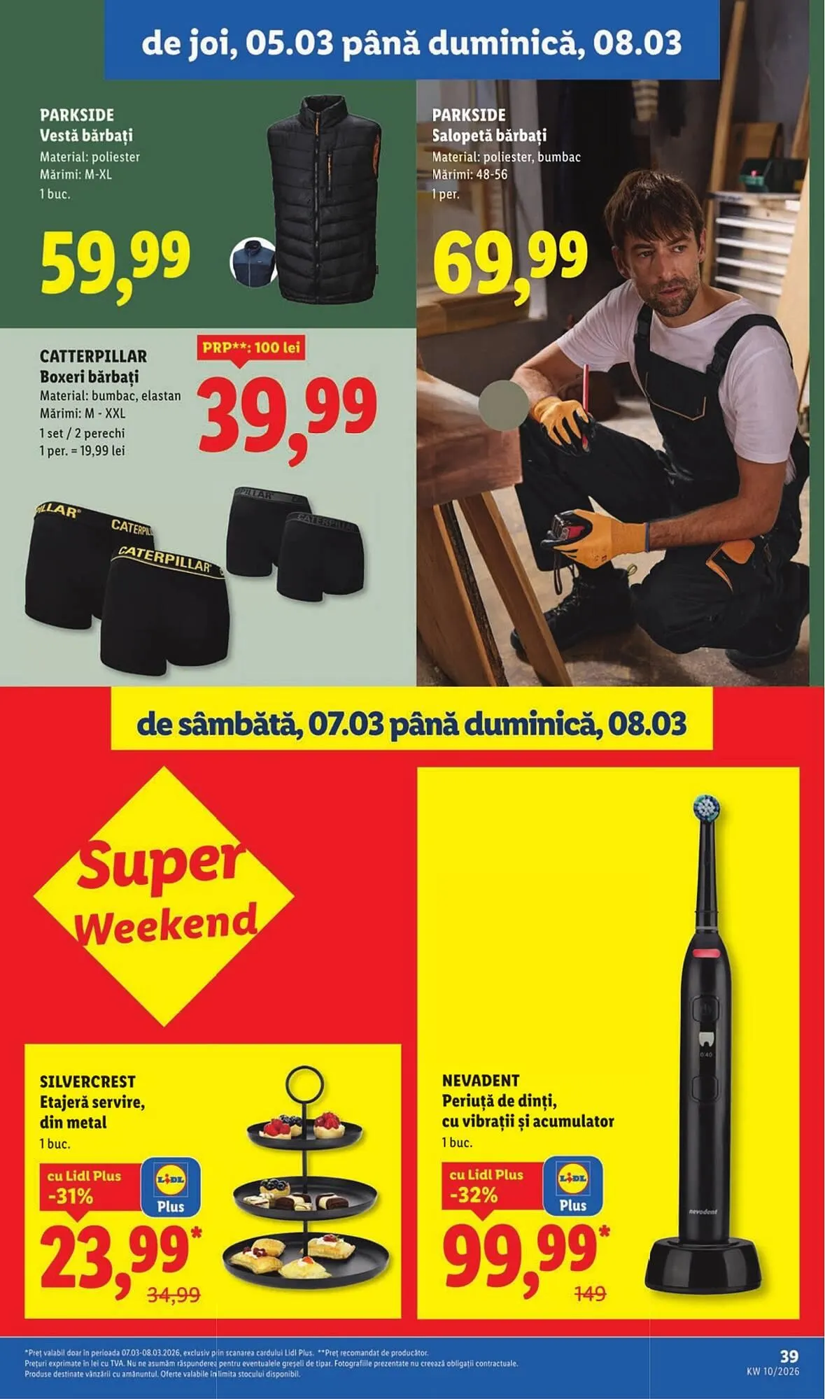 Catalog Catalog Lidl de la 2 martie până la 8 martie 2026 - Revista Pagina 39