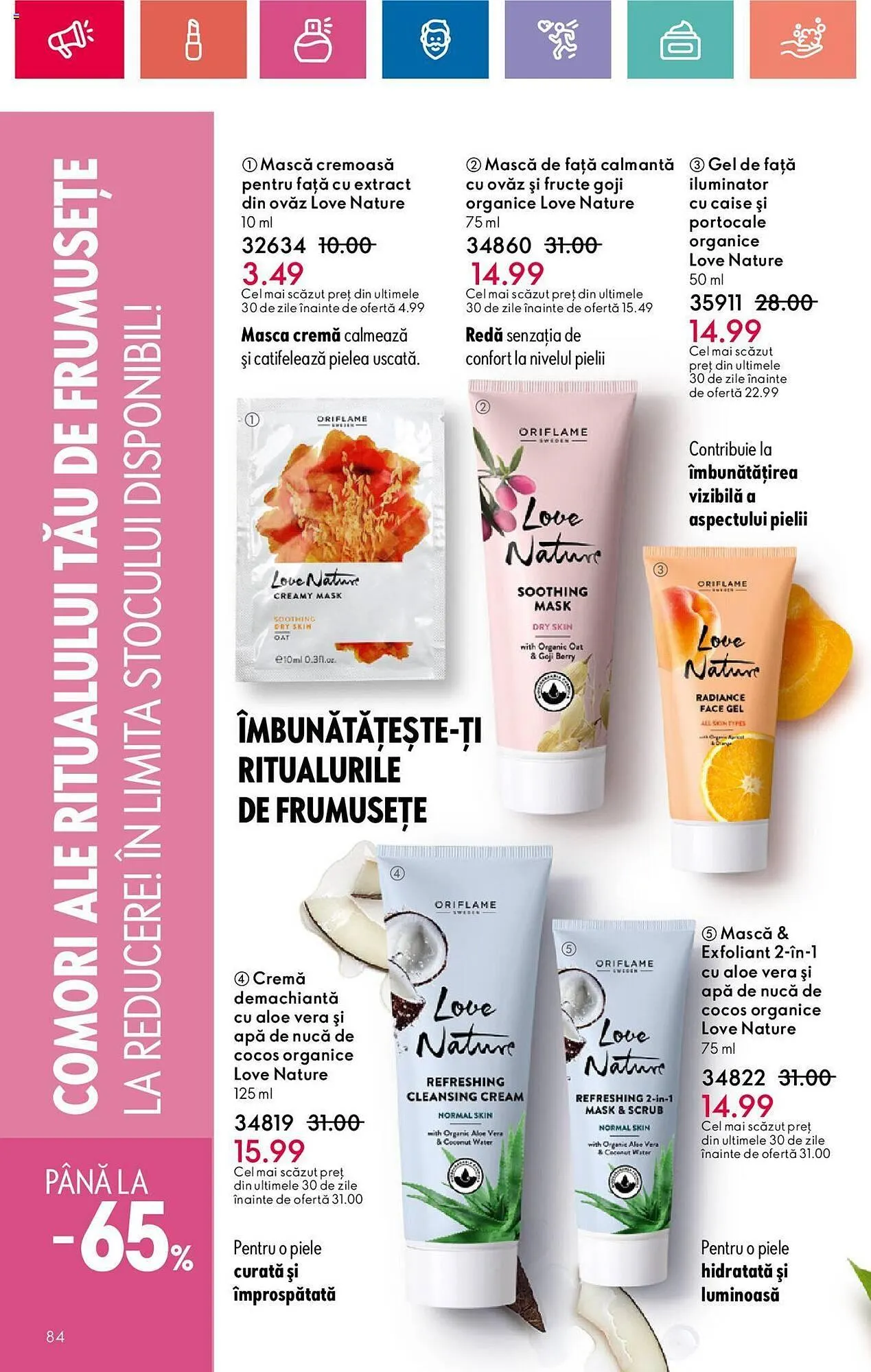 Catalog Oriflame catalog de la 28 mai până la 17 iunie 2024 - Revista Pagina 84