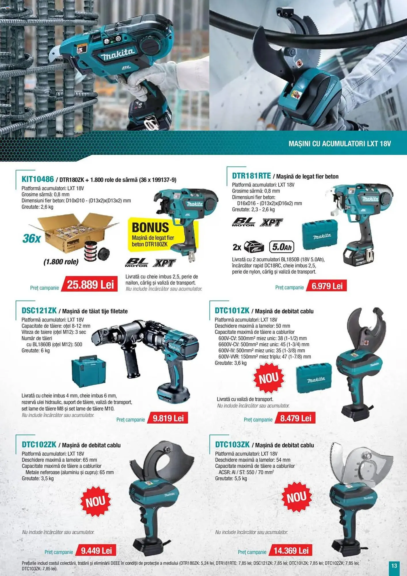 Catalog Catalog Makita de la 8 ianuarie până la 31 martie 2025 - Revista Pagina 13