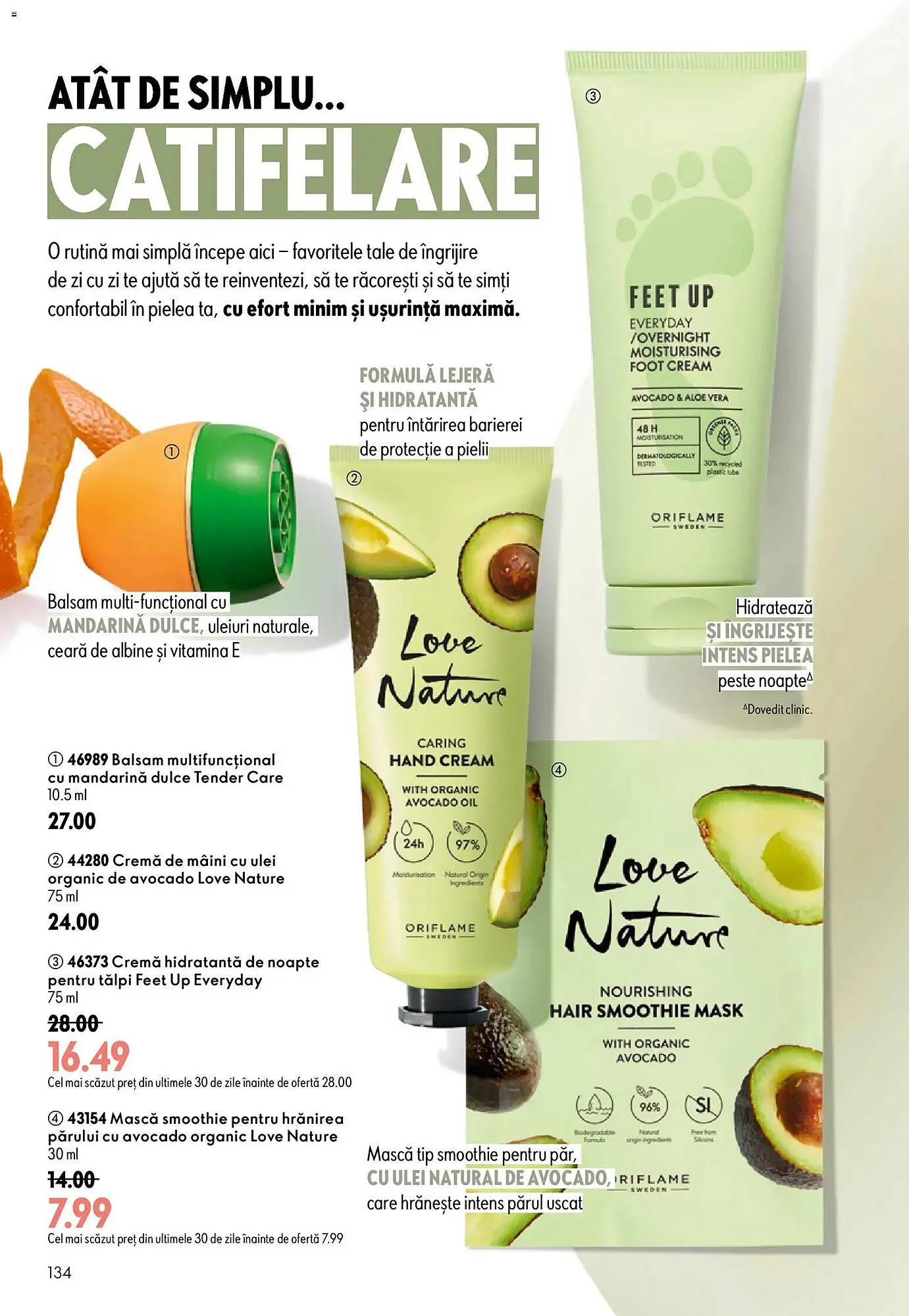 Catalog Catalog Oriflame de la 17 iunie până la 7 iulie 2026 - Revista Pagina 134