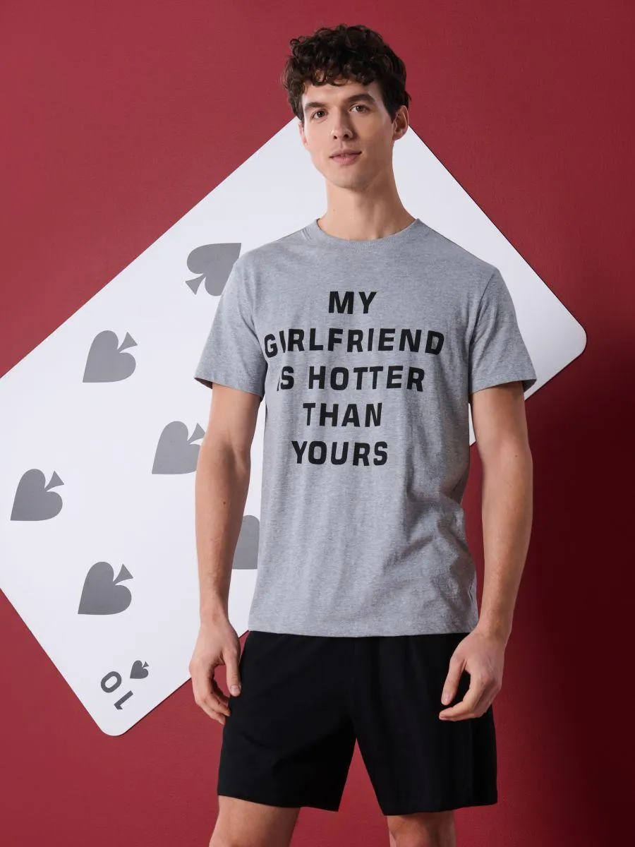 Pijamă din bumbac în două piese