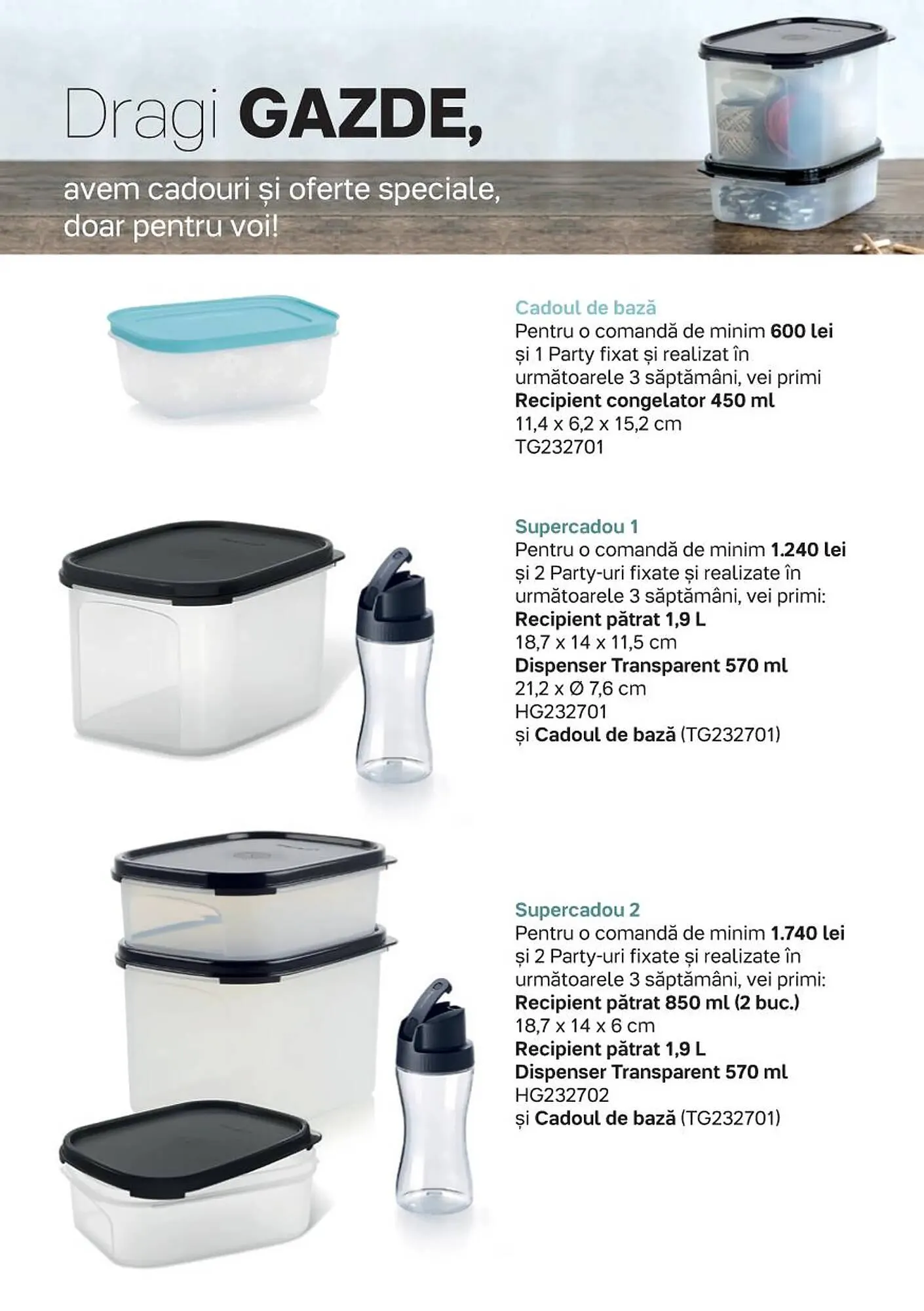 Catalog Tupperware catalog de la 3 iulie până la 6 august 2023 - Revista Pagina 15