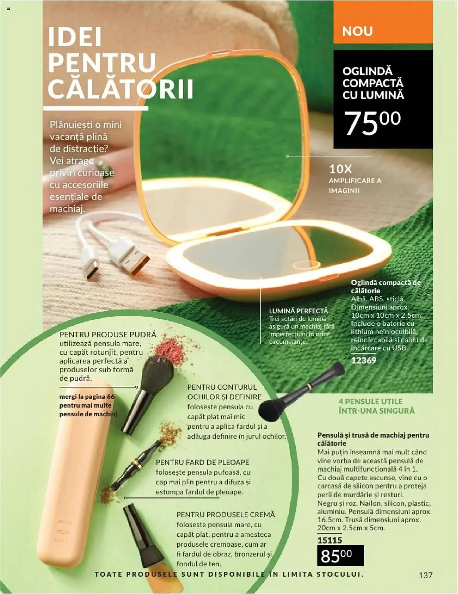 Catalog Catalog Avon de la 1 aprilie până la 30 aprilie 2025 - Revista Pagina 137