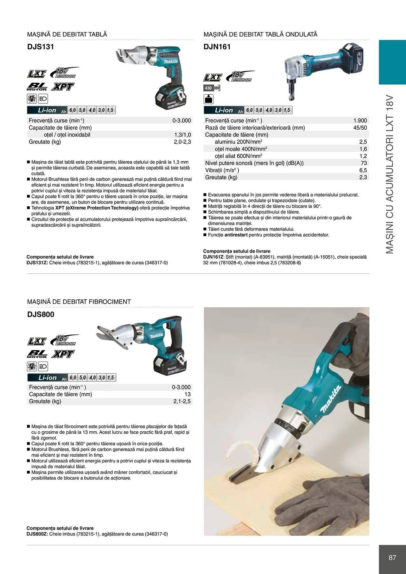 Catalog Catalog Makita de la 28 aprilie până la 31 decembrie 2026 - Revista Pagina 87