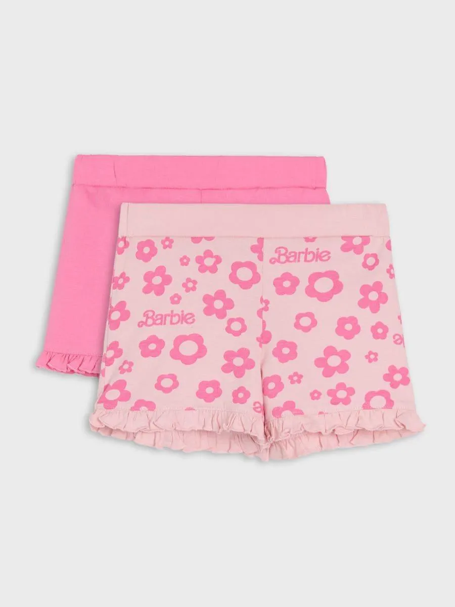 Set de 2 perechi de pantaloni scurți Barbie