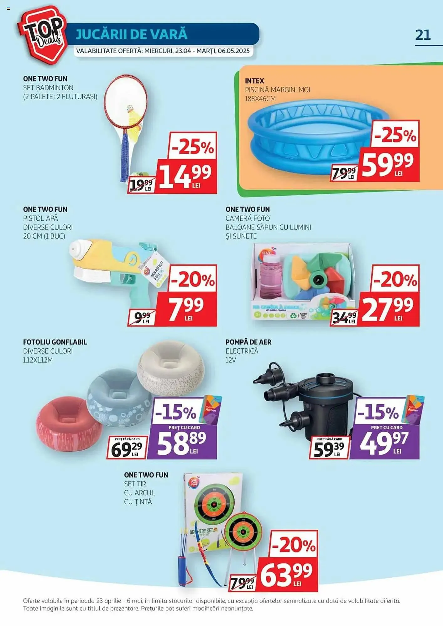 Catalog Catalog Auchan de la 23 aprilie până la 6 mai 2025 - Revista Pagina 21