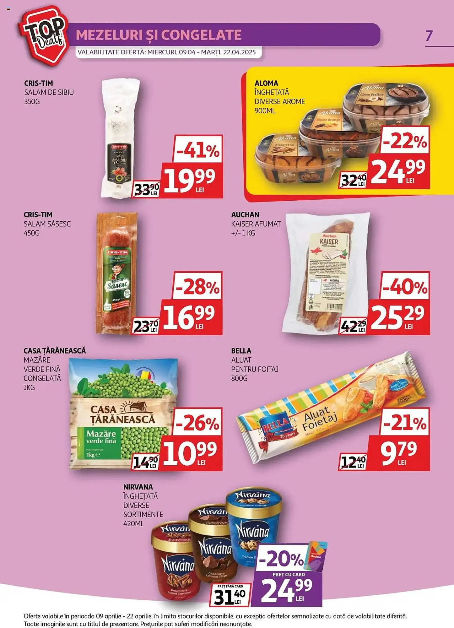 Catalog Catalog Auchan de la 9 aprilie până la 22 aprilie 2025 - Revista Pagina 7