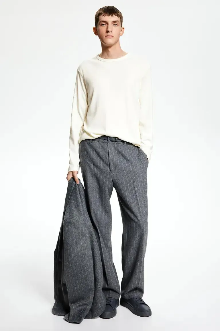 Bluză din jerseu Regular Fit