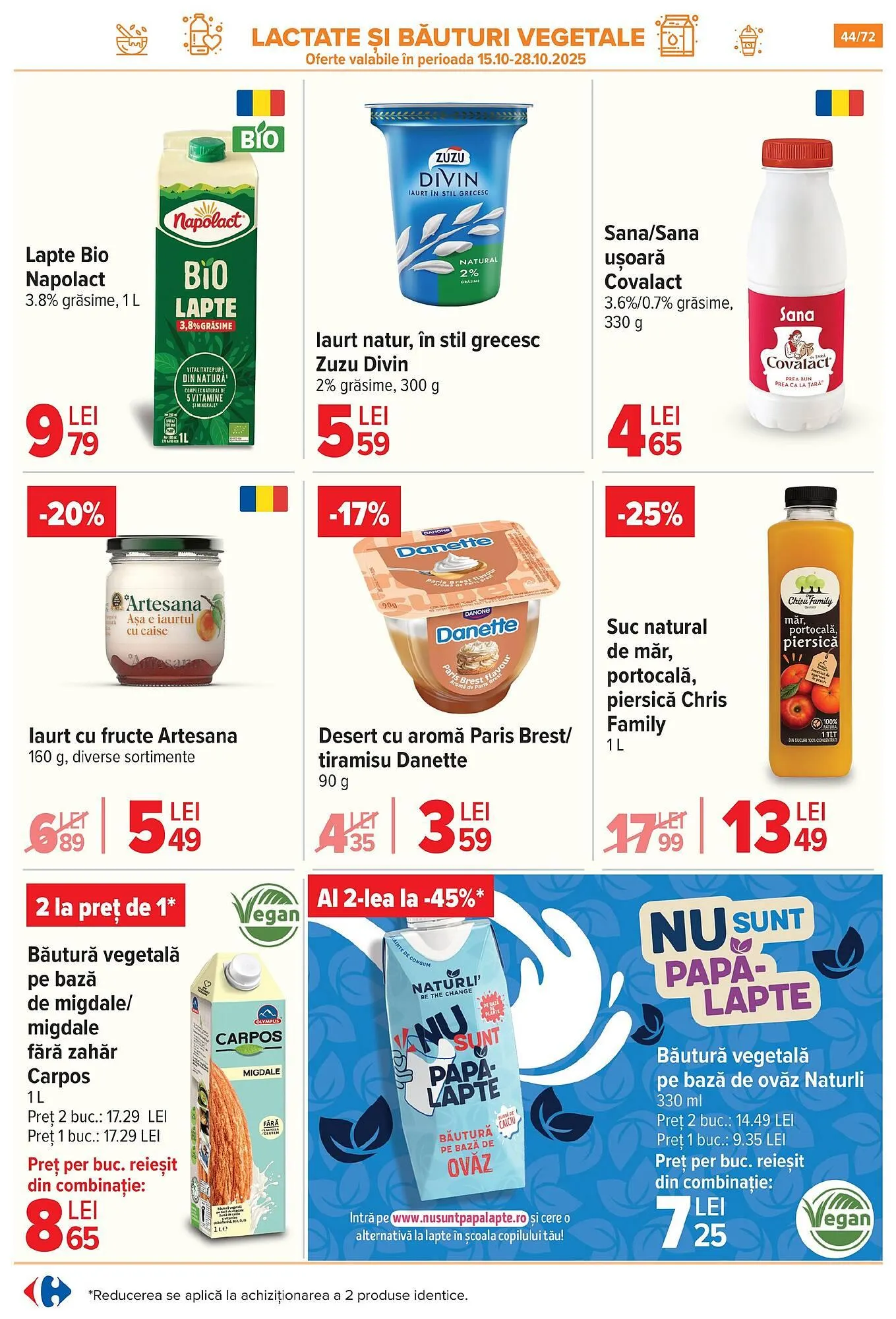 Catalog Catalog Carrefour de la 15 octombrie până la 4 noiembrie 2025 - Revista Pagina 46