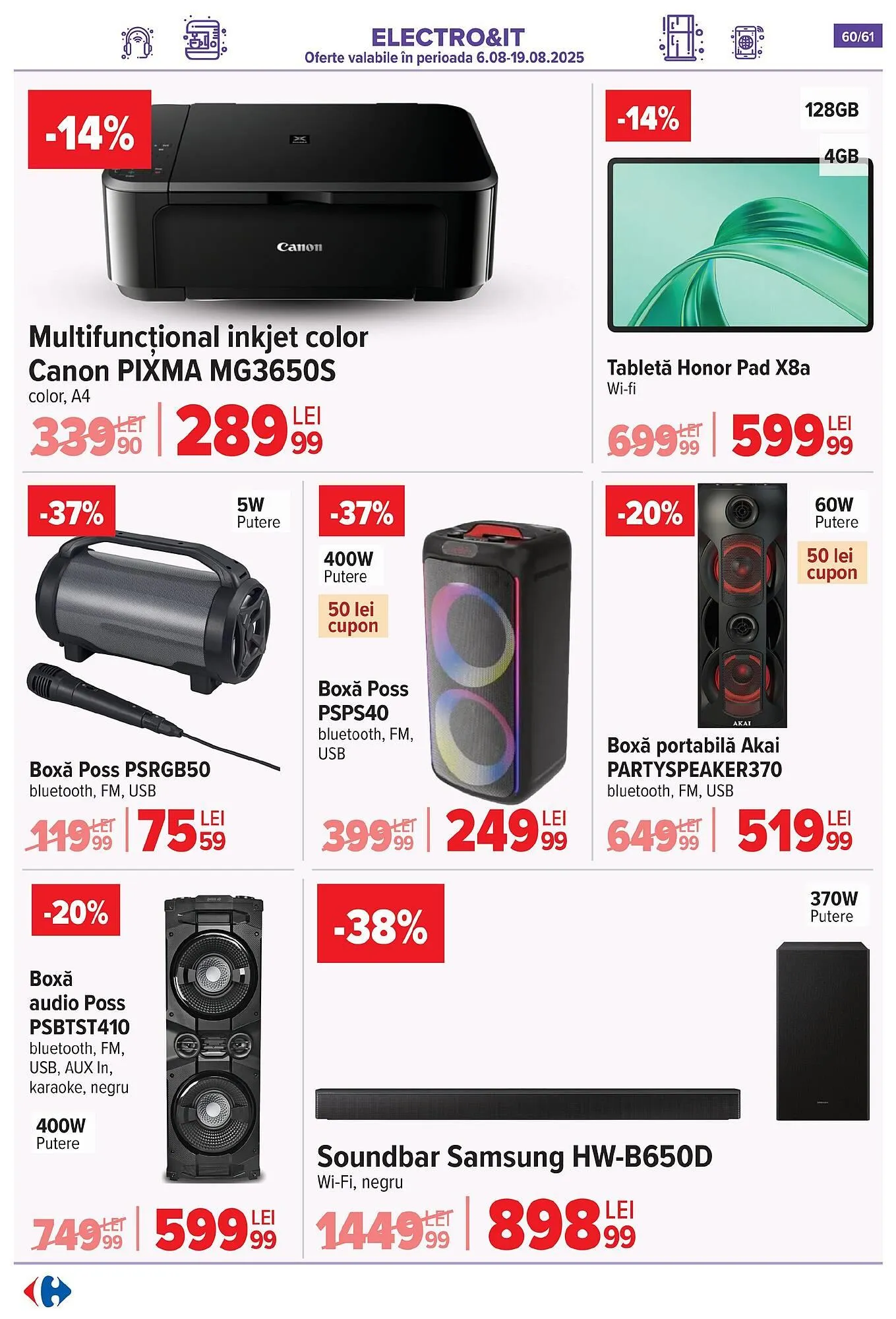 Catalog Catalog Carrefour de la 13 august până la 19 august 2025 - Revista Pagina 61