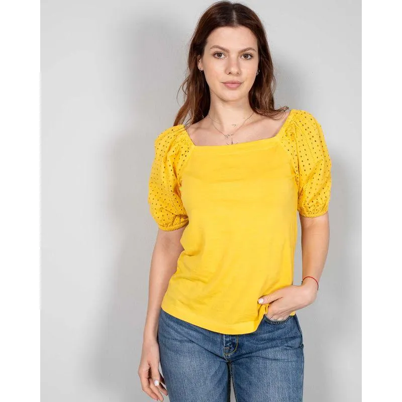 Bluza din bumbac cu maneci bufante N231682008