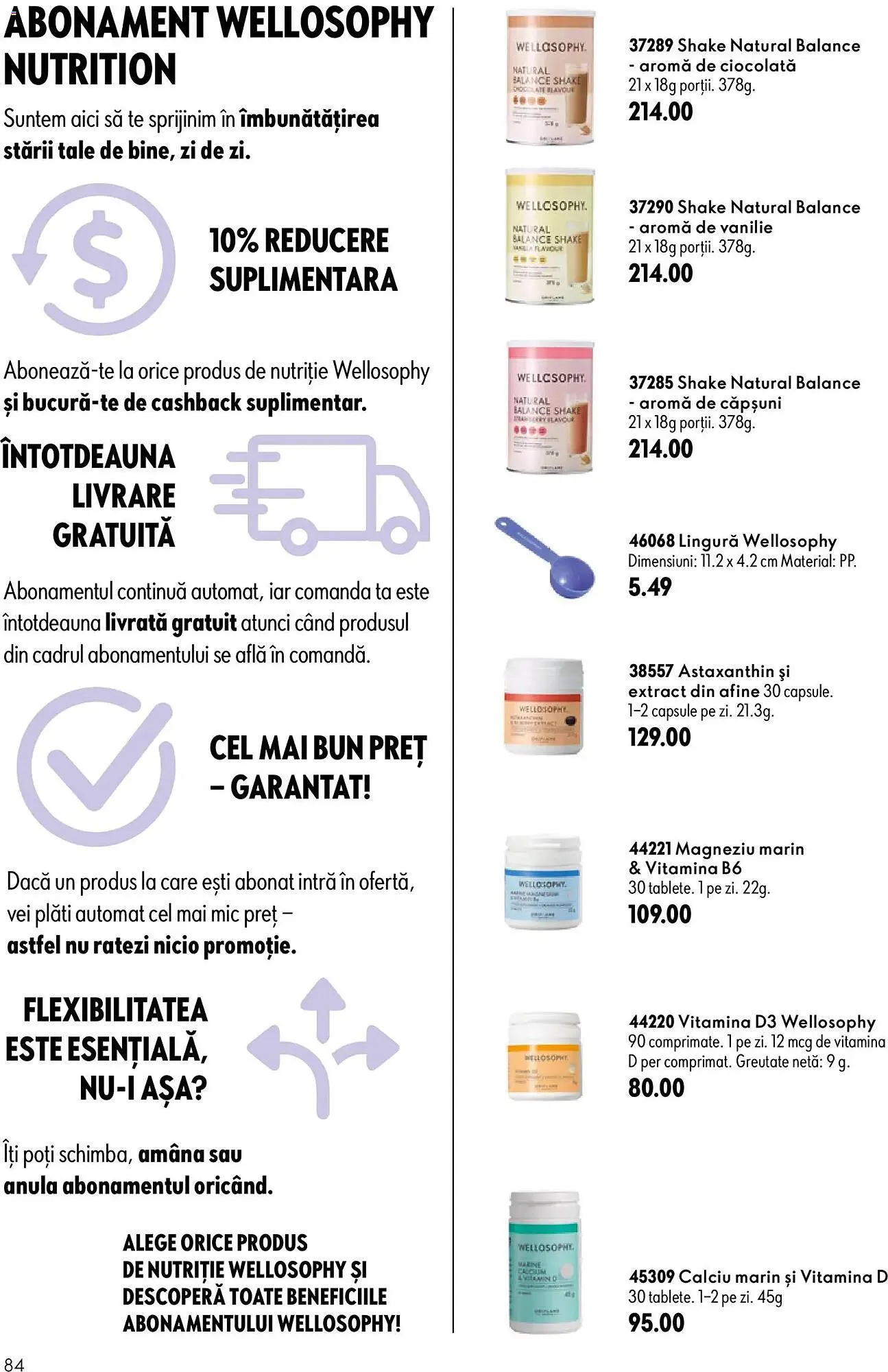 Catalog Catalog Oriflame de la 17 iunie până la 7 iulie 2026 - Revista Pagina 84
