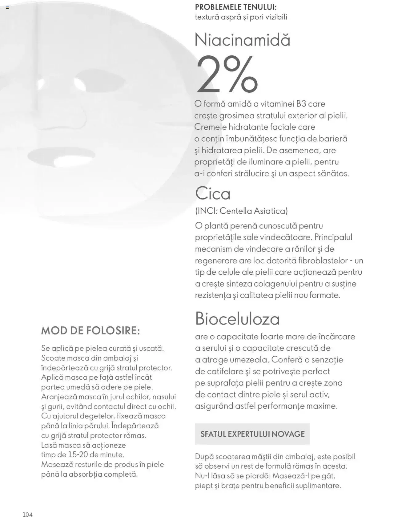 Catalog Oriflame catalog - Ghidul NOVAGE+ de la 1 martie până la 31 decembrie 2023 - Revista Pagina 104