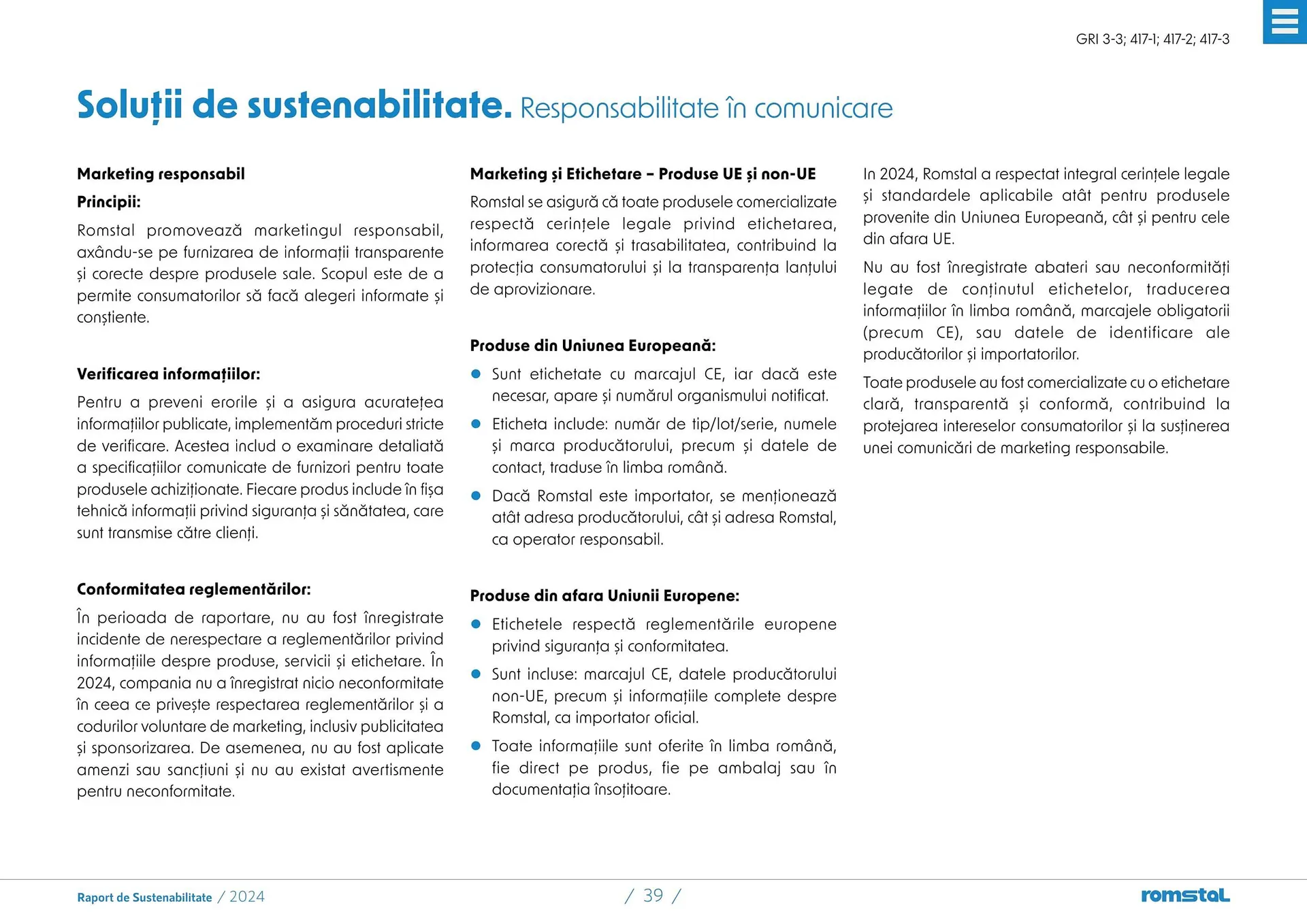 Catalog Catalog Romstal de la 25 martie până la 5 mai 2026 - Revista Pagina 39