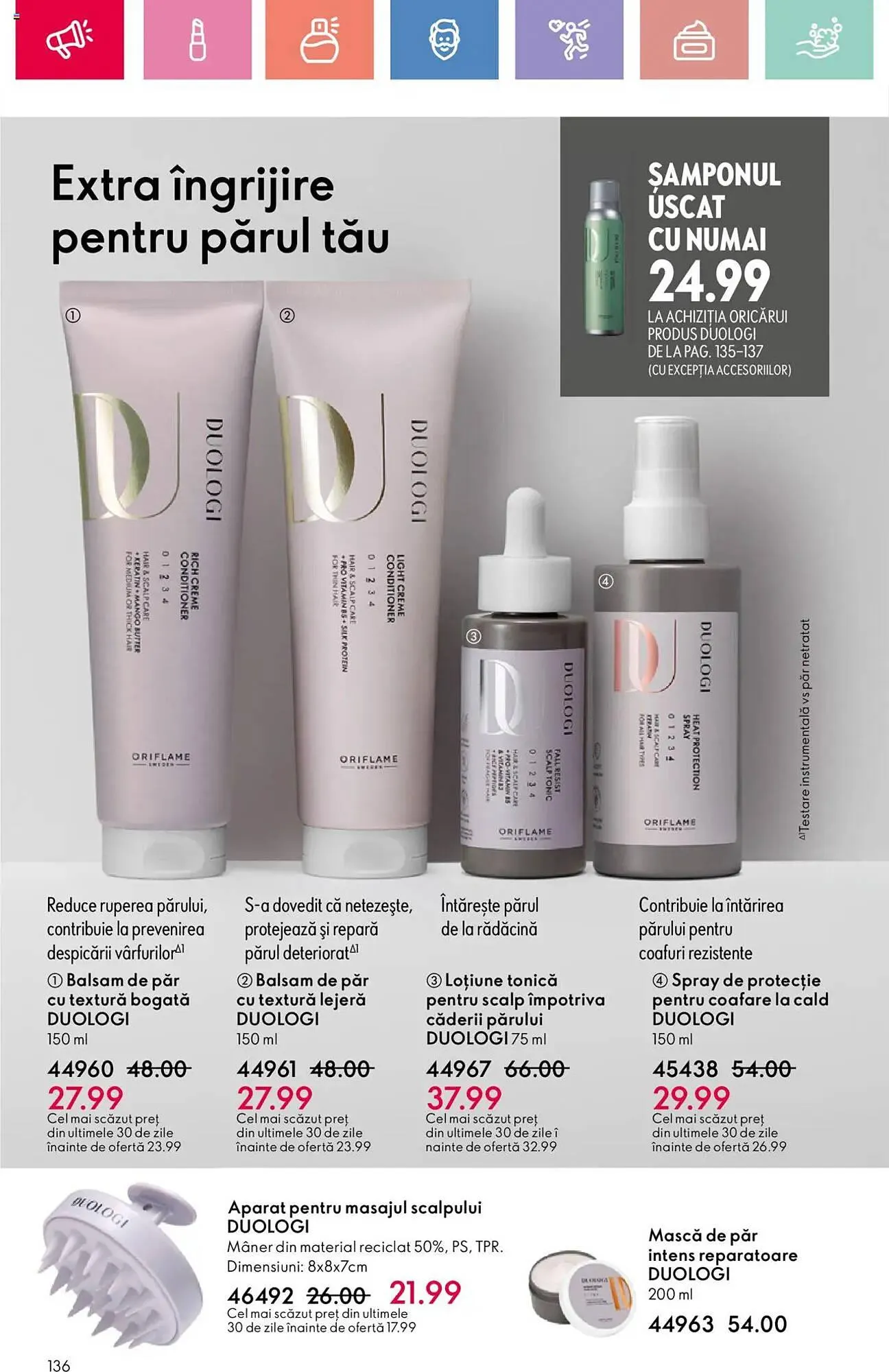 Catalog Catalog Oriflame de la 15 iunie până la 5 iulie 2025 - Revista Pagina 136