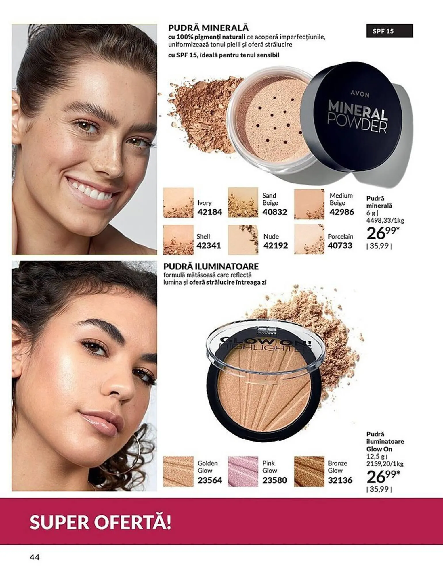 Catalog Avon catalog de la 1 septembrie până la 30 septembrie 2023 - Revista Pagina 44