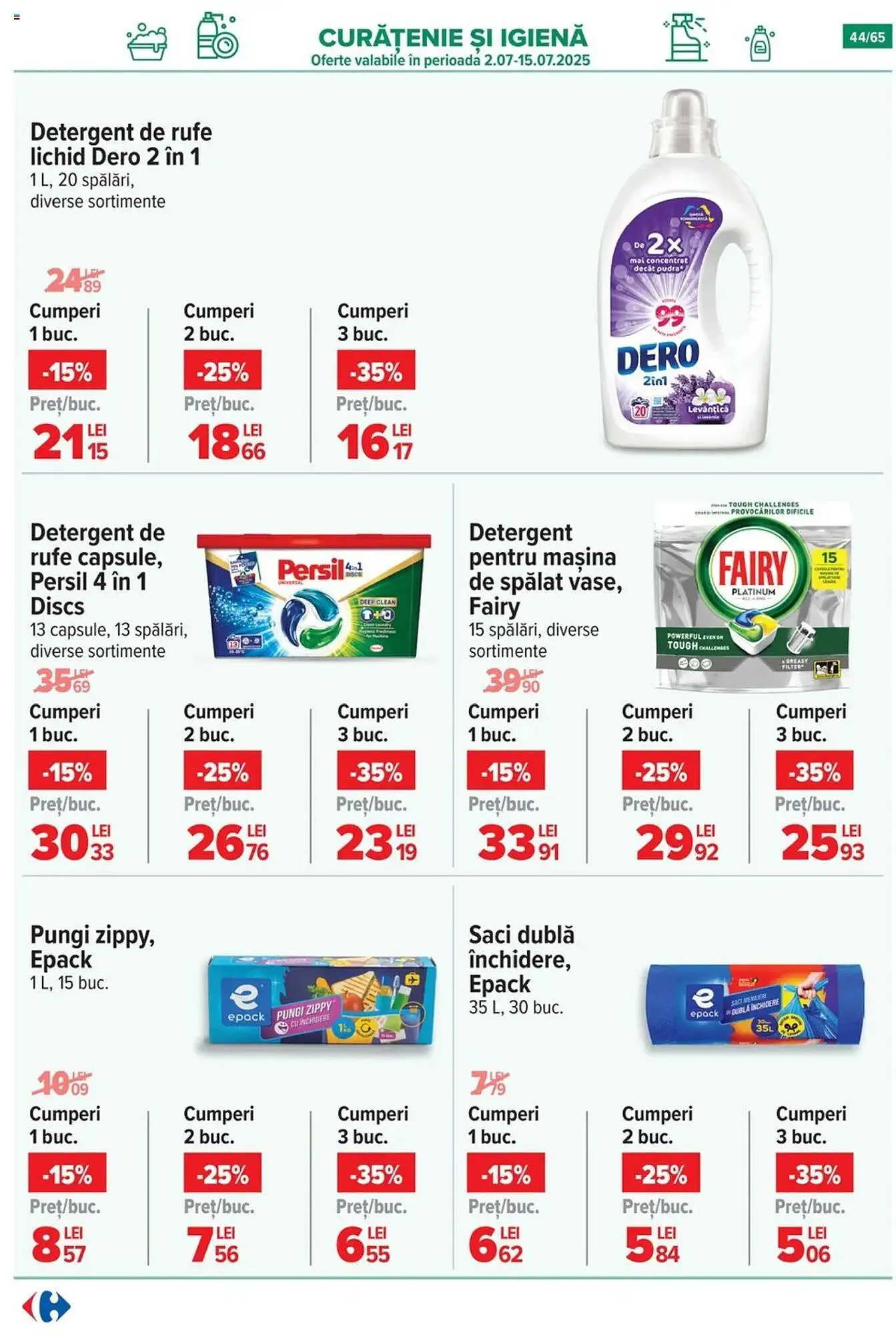 Catalog Catalog Carrefour de la 8 iulie până la 15 iulie 2025 - Revista Pagina 44
