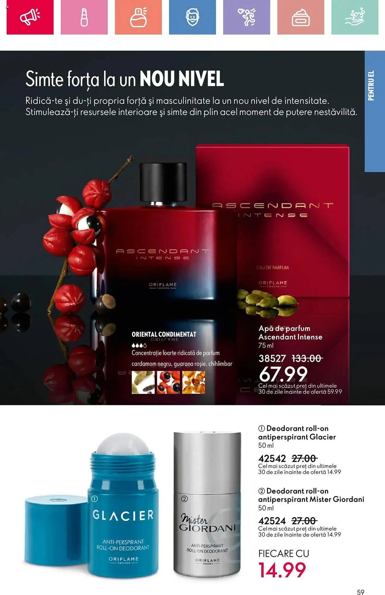 Catalog Catalog Oriflame de la 15 iunie până la 5 iulie 2025 - Revista Pagina 59