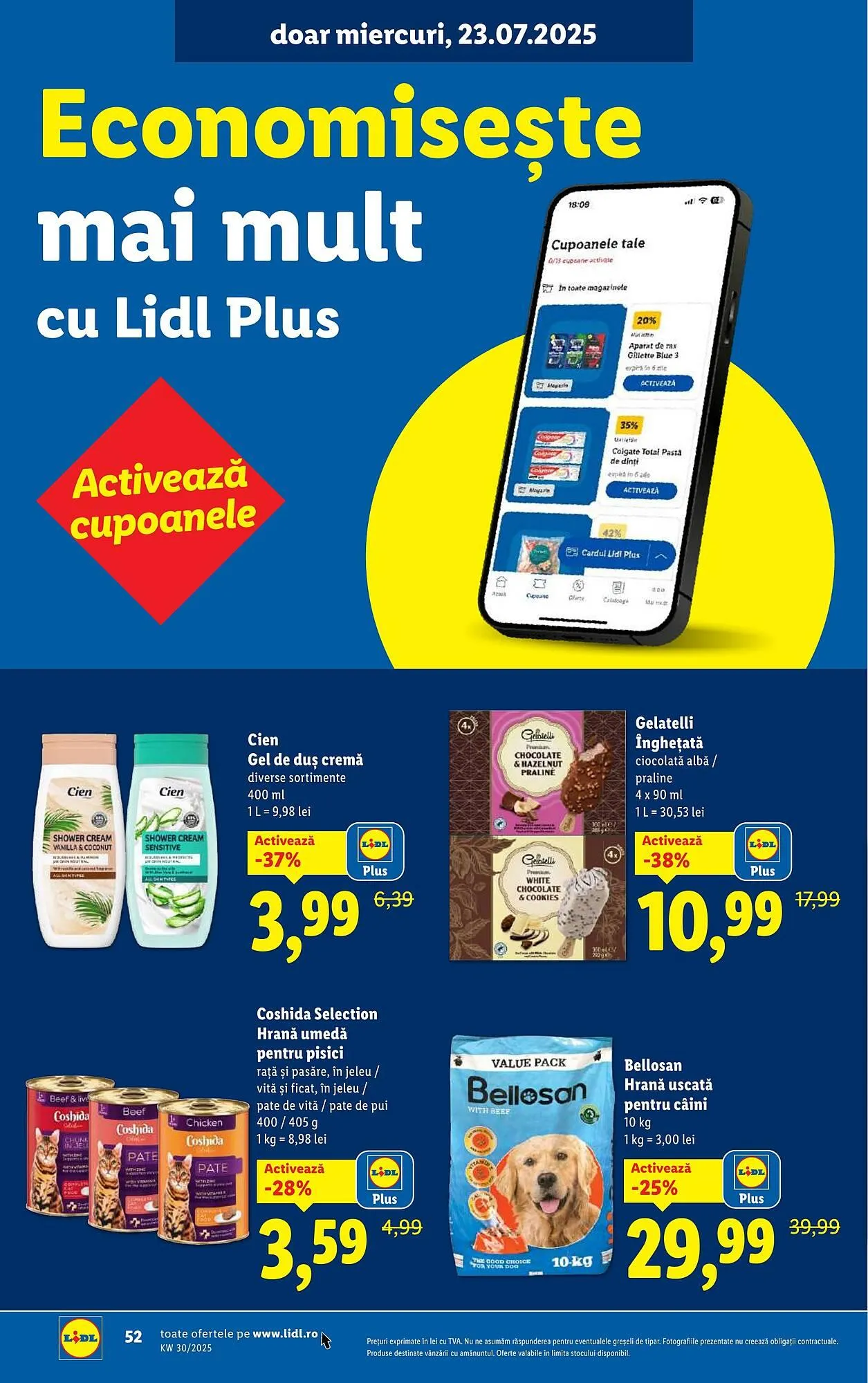Catalog Catalog Lidl de la 21 iulie până la 27 iulie 2025 - Revista Pagina 52
