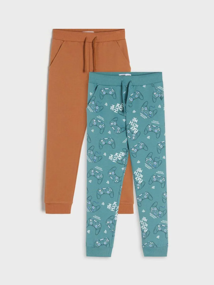 Set de 2 perechi de pantaloni sport jogger