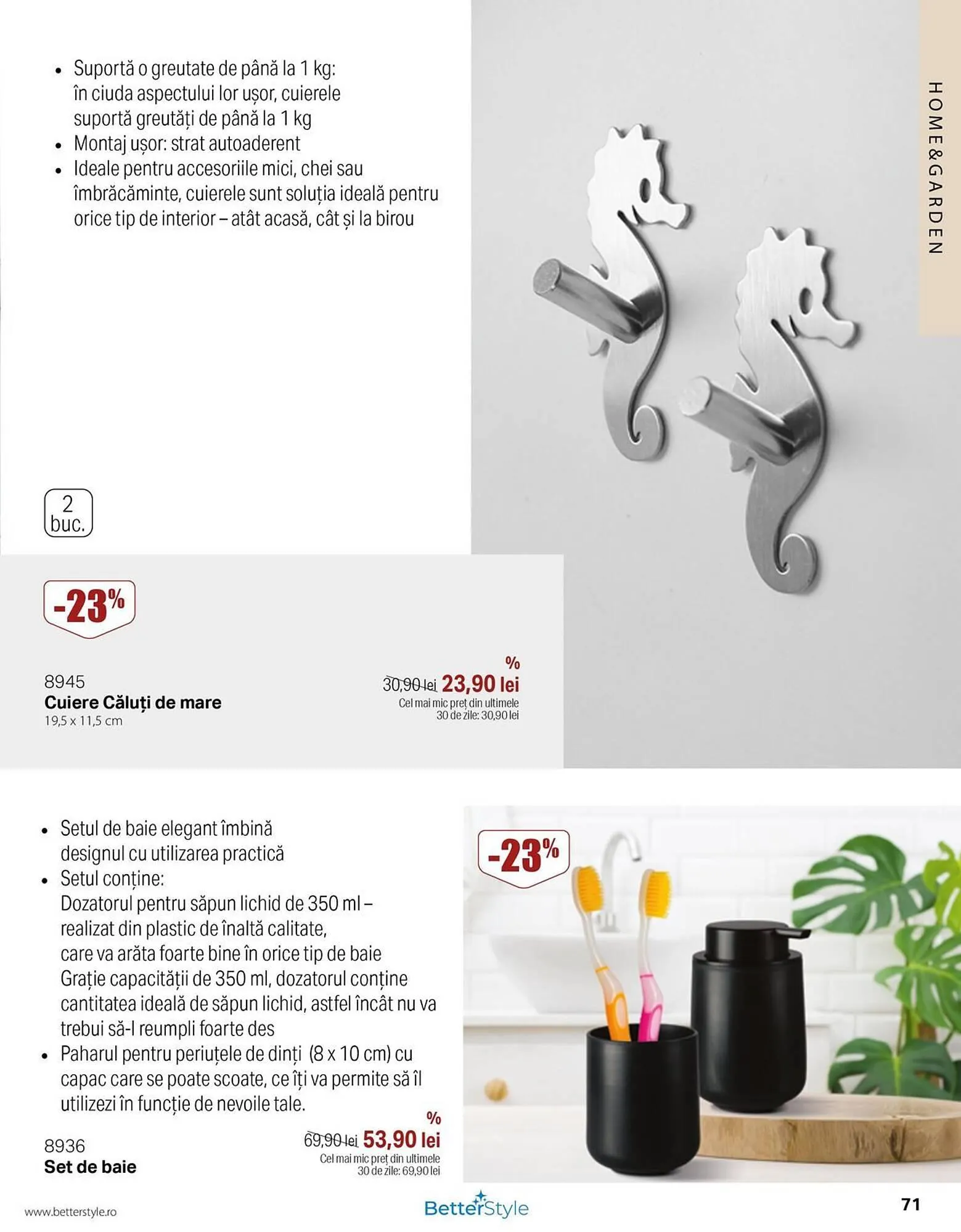 Catalog Catalog BetterStyle de la 3 februarie până la 28 februarie 2025 - Revista Pagina 71