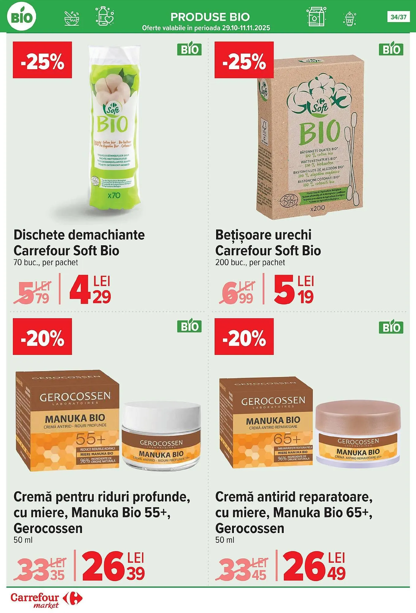 Catalog Catalog Carrefour Market de la 29 octombrie până la 4 noiembrie 2025 - Revista Pagina 37