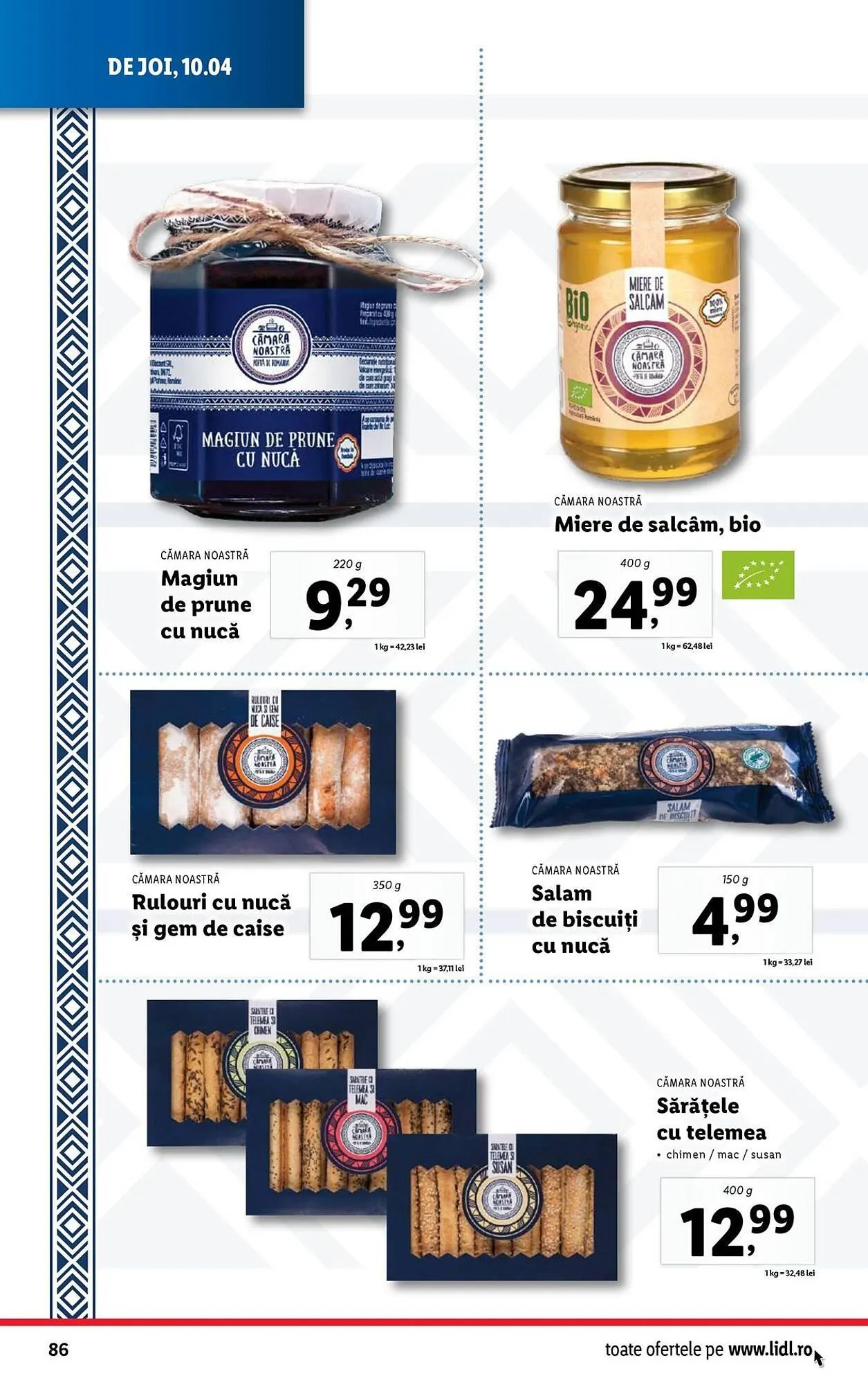 Catalog Catalog Lidl de la 7 aprilie până la 13 aprilie 2025 - Revista Pagina 86